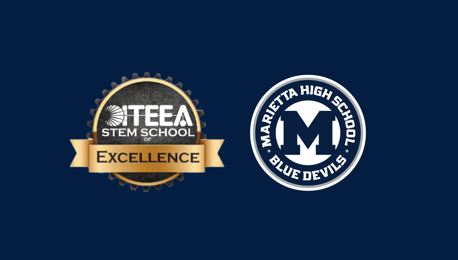  logos for ITEEA and MHS